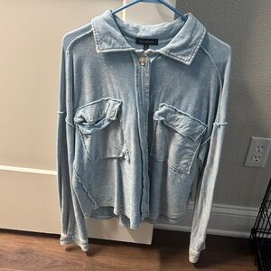 Light Blue Button-Up Shirt